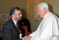 RABIN DAVID ROSEN na čelu židovske delegacije kod pape Benedikta XVI.