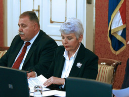 Premijerka Jadranka Kosor i ministar Ivan Šuker