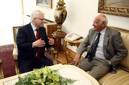Ivo Josipović i Vlatko Marković (Foto: Sanjin Strukić/PIXSELL)