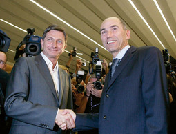 Borut Pahor i Janez Janša