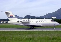 Vladin je zrakoplov ponajviše vremena proveo na putu prevozeći ministra vanjskih poslova Miomira Žužula, premijera Ivu Sanadera, te predsjednika Republike Stjepana Mesića.
