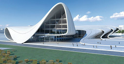 Kulturni centar Hejdar Alijev koji će se na godinu izgraditi u azerbejdžanskom glavnom gradu Bakuu