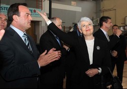 Ante Kulušić i premijerka Jadranka Kosor (Pixsell)