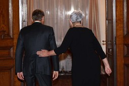 Jadranka Kosor s poljskim
premijerom Donaldom
Tuskom kad je u Zagreb donio ugovor Hrvatske i EU