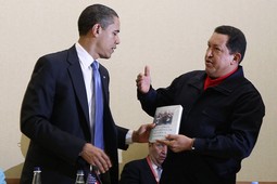 Barack Obama i Hugo Chavez