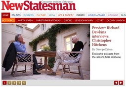 Richard Dawkins i Christopher Hitchens; Screenshot: New Statesman