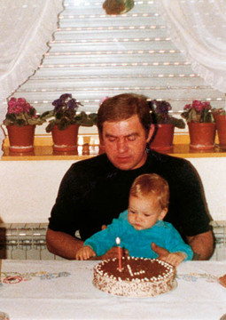 S OCEM IVANOM koji je preminuo 1993. na proslavi prvog rođendana