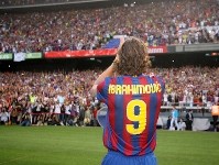 Zlatan Ibrahimović na Camp Nou