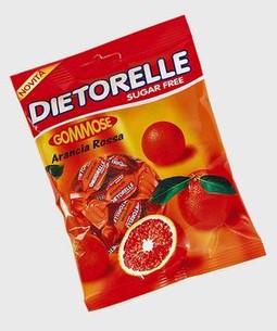 Novi sočni bomboni bez šećera Dietorelle Red Orange Gum prava su poslastica za ljubitelje malih slatkih užitaka.