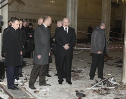 Aleksander Lukašenko obišao je mjesto nesreće (Reuters)