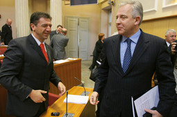 Mionistar Milinović i premijer Sanader