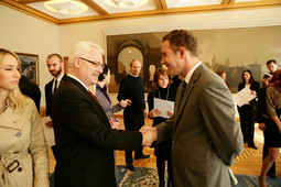 Predsjednik Ivo Josipović i predsjednik Uprave NCL Media Grupe Moritz von Seefried