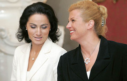 VELIKI ANIMOZITET Državna tajnica Bianca Matković i ambasadorica Kolinda Grabar-Kitarović