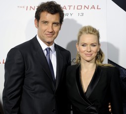 Clive Owen sa svojom filmskom partnericom Naomi Watts na
premijeri filma 'International', održanoj 9. veljače u New Yorku