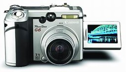 PowerShot G6 najnoviji je Canonov fotoaparat s rezolucijom slike od čak 7.1 megapixela.