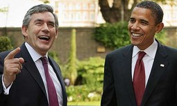 Gordon Brown i Barack Obama