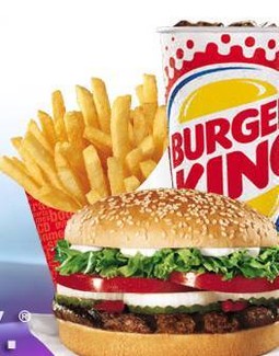 Standardna ponuda Burger Kinga