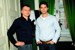 Nacionalov novinar Dean Sinovčić i Eric Bana u hotelu 'Bayerische Hof' u središtu Munchena