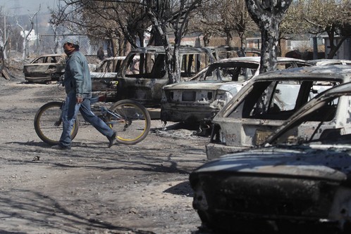 Grad San Martin Texmelucan izgleda sablasno nakon velike eksplozije (Foto: Reuters)