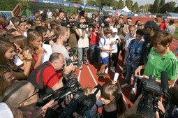 Usain Bolt i Blanka Vlašić (Foto: T. Smoljanović)