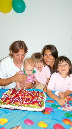 SIMIC FAMILY Dario and Jelena Simic with their sons Nikolas, Viktor and Roko