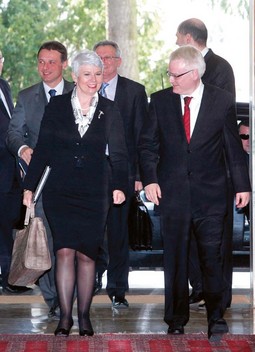 Premijerka Kosor i predsjednik Josipović