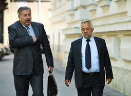 Darko Beuk i njegov odvjetnik Mate Matić Photo: Tomislav Miletić/PIXSELL