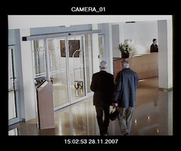 AFTER THE MEETING a security camera a half hour later recorded Goran Strok seeing Ivo Zeravica out of the Palace hotel. The continued their conversation in front of the hotel
