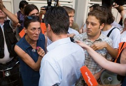 ACTRESS URSA RAUKAR, one of the protesters with the highest press exposure, sharply opposed Zoran Milanovic