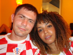 Denis Špoljarić sa suprugom 