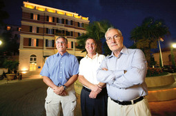 JAMES BARKOVICH, Alan C. Evans i Ivica Kostović za vrijeme simpozija u Dubrovniku