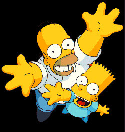 Homer i Bart Simpson