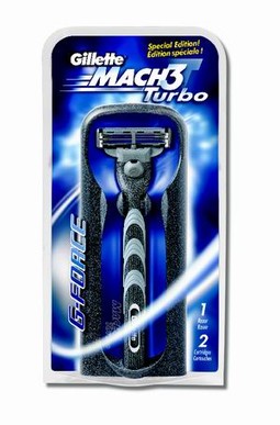 Gillette Mach3Turbo G Force novi je, dosad najprecizniji brijač iz linije Mach 3 koji se odlikuje modernim izgledom i superiornom izvedbom.