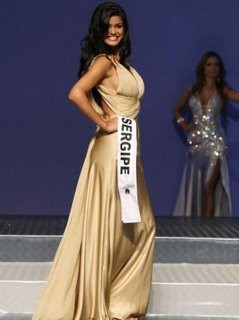 Marina Bridi da Costa na nacionalnom natjecanju ljepote predstavljala je najmanju brazilsku državu Sergipe