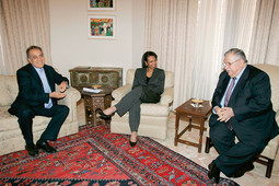 AMERIČKA državna tajnica Condoleeza Rice s iračkim predsjednikom