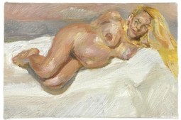 Slika Jerry Hall u osmom mjesecu trudnoće (Foto: Sotheby's)