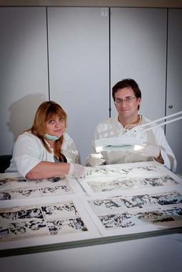 Karmen Jurišić i Andro Šimičić restaurirali su dio Maurovićevih stripova iz zbirke NSK