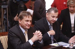 Kalmeta s novim ministrom gospodarstva
Đurom Popijačom