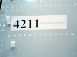OZNAKA skoro kompletiranog zrakoplova za Croatia Airlines pred početak osjetljivijih radova