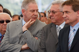 Ivo Sanader, Luka Bebić i Božidar Kalmeta