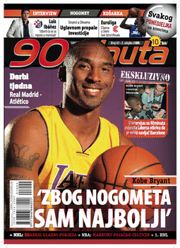 Novi broj 90minuta donosi ekskluzivni intervju s Kobeom Bryantom