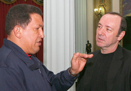 PROŠLE GODINE Spacey je posjetio Venezuelu i sastao se s predsjednikom Hugom Chavezom