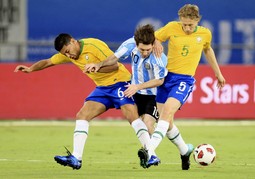 Leo Messi postigao je pobjednički pogodak na utakmici između Argentine i Brazila (Foto: Reuters)
