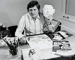 ZNALAC EROTIKE
Erich Sokol u Beču 1972., gdje je nakon povratka iz SAD-a bio umjetnički direktor ORF-a, radi strip
za Playboy