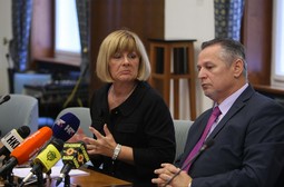 Željka Antunović i Davorko Vidović (Foto: Sanjin Strukić/PIXSELL)