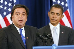 Bill Richardson i Barack Obama