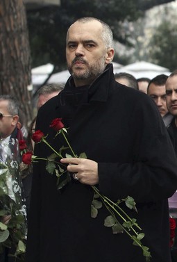 Vođa albanske oporbe Edi Rama (Foto: Reuters)