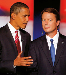 Barrack Hussein Obama i John Edwards