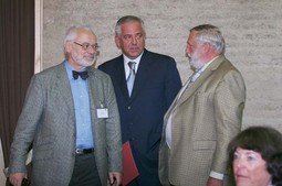 THREE FORMER STARS The top stars at the forum in Alpbach: former Stability Pact Coordinator Erhard Busek, former Croatian Prime Minister Ivo Sanader and former EU Agriculture Commissioner Franz Fischler