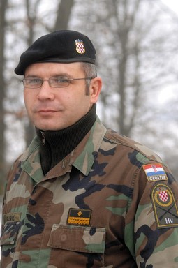 Bojnik Ivan Galović; Foto: Hrvatski vojnik